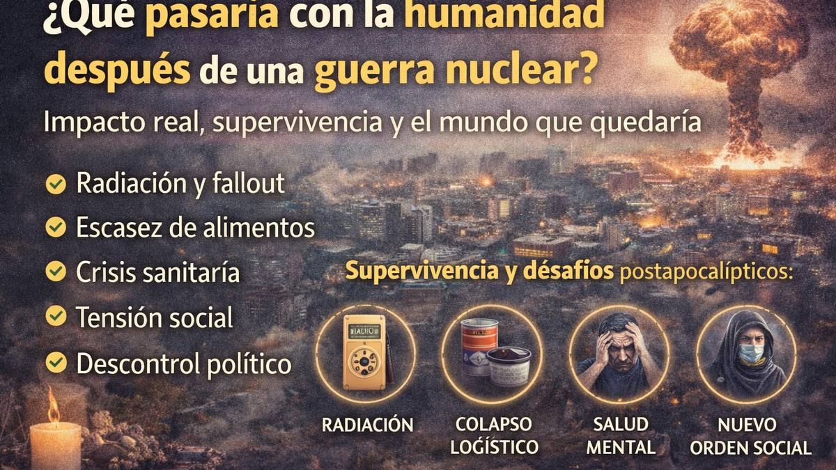 Qué pasaría con la humanidad después de una guerra nuclear