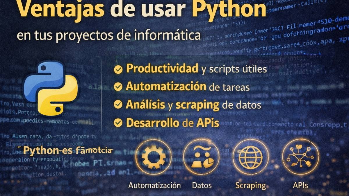 Ventajas de usar Python en informática