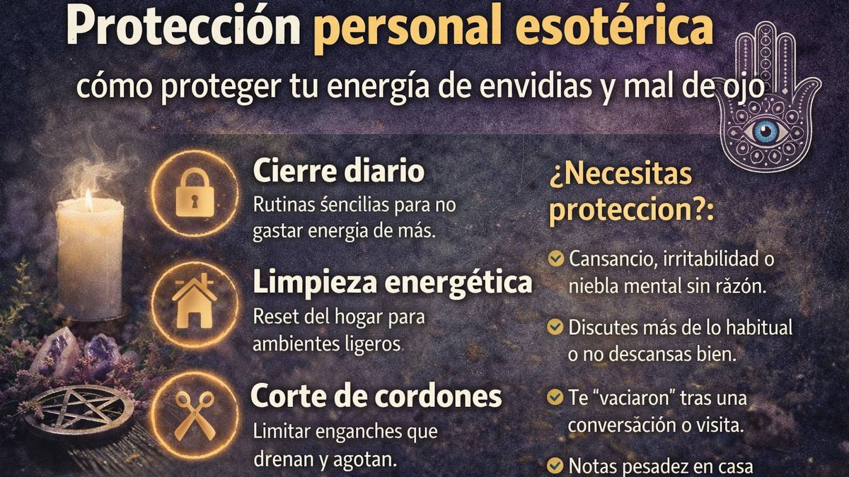 Protección personal esotérica: cómo proteger tu energía de envidias y mal de ojo